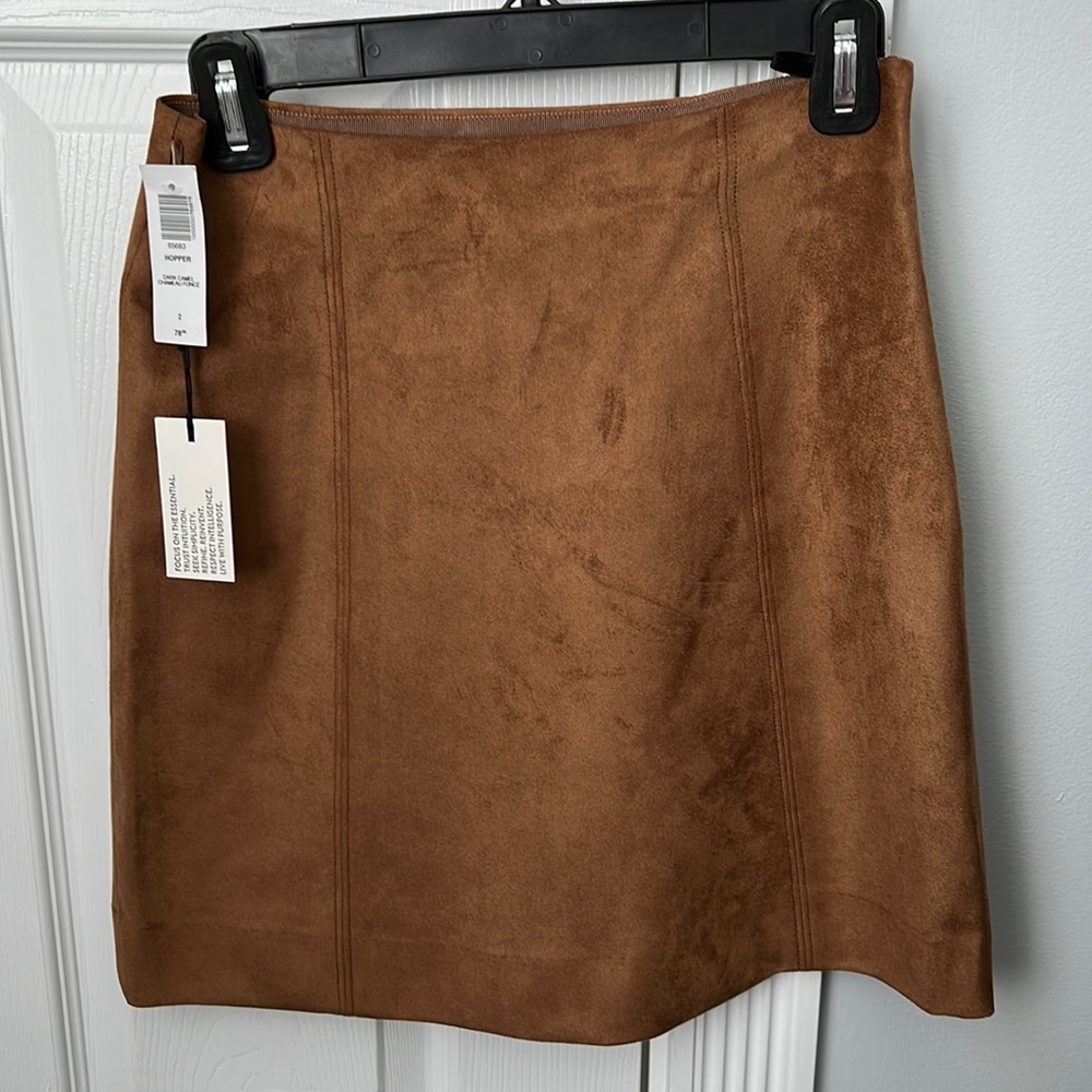 NWT Babaton Camel Skirt, size 2